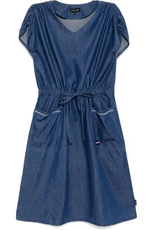 AGNÈS B. V-neck denim dress