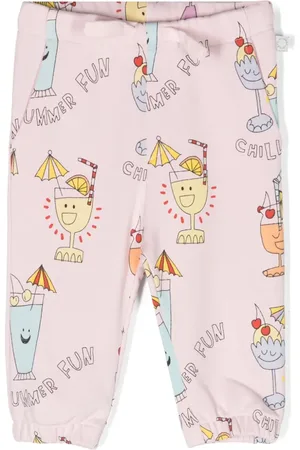 Stella McCartney Summer Cocktail cotton track pants