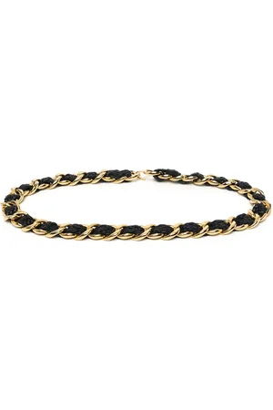 CHANEL 1996 interwoven chain-link belt