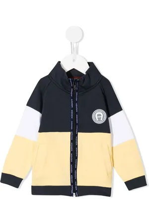 Aigner Zip-front logo sweatshirt