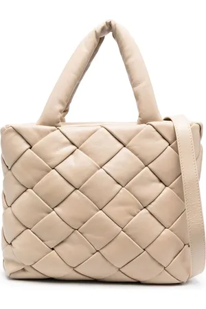 Officine creative Quilted leather tote bag