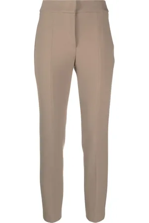 PESERICO SIGN Cropped slim-fit trousers