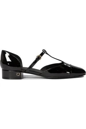 Salvatore Ferragamo T-strap ballerina shoes