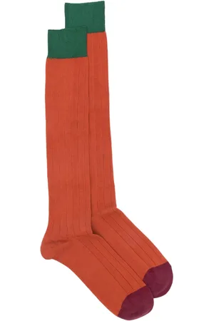 ALTEA Colour-block ribbed socks