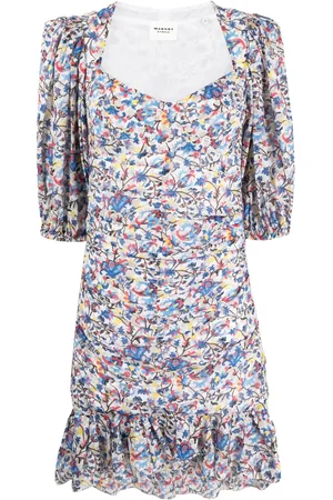 Marant Etoile Lunesa floral-print midi dress