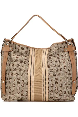 Salvatore Ferragamo 2021 Printed Canvas shoulder bag