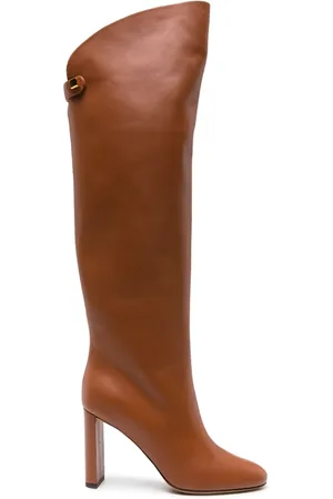 Maison Skorpios Adriana 90mm leather knee boots
