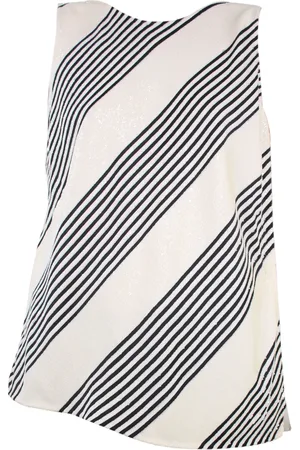 LOUIS VUITTON Pre-owned striped silk tank top