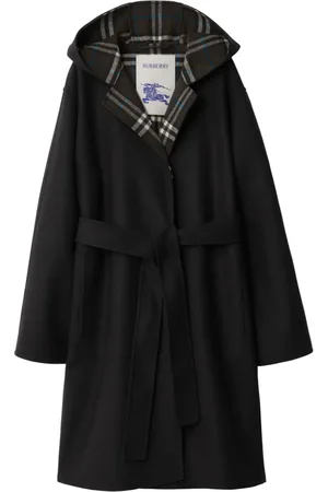 Burberry Wool reversible hooded coat