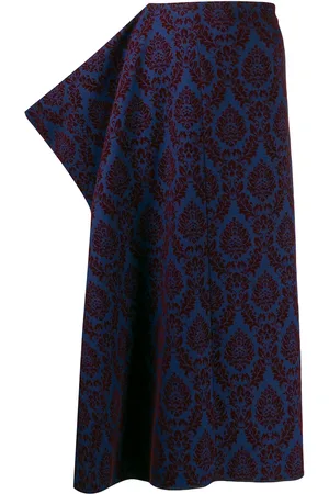 Comme des Garçons 1996 brocade midi skirt