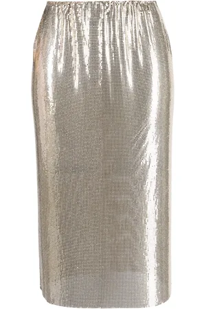 Sportmax Elasticated-waist sequin midi skirt