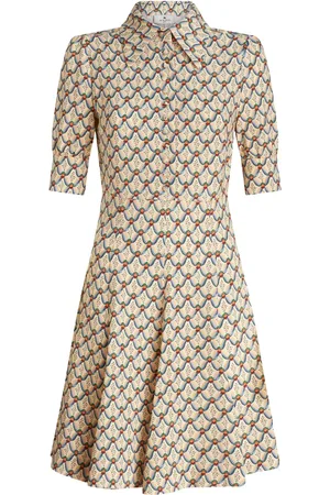 Etro Graphic-print half-sleeved dress