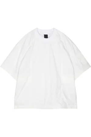 JUUN.J Logo-embroidered panelled T-shirt
