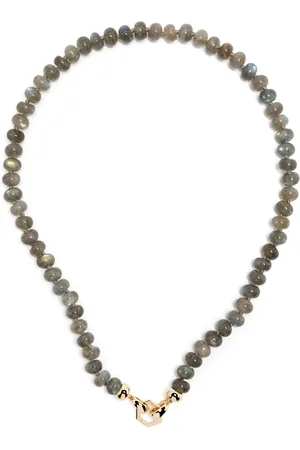HARWELL GODFREY 18kt yellow gold Foundation labradorite beaded necklace