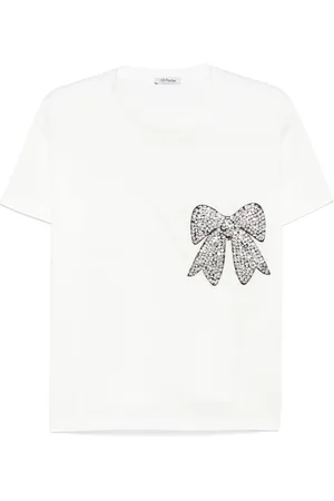 Parlor Crystal-bow T-shirt