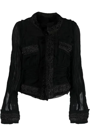 JUNYA WATANABE Embroidered trim fitted jacket