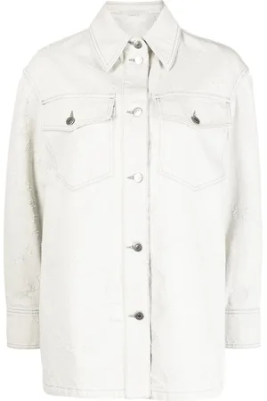 Stella McCartney Embroidered-detail denim shirt