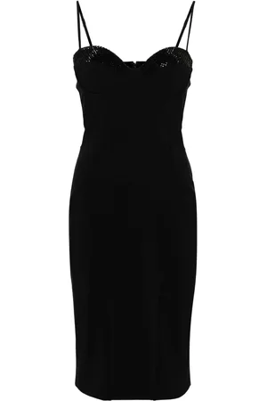 CHIARA BONI Zhoulette crystal-embellished midi dress