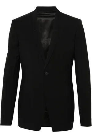 Rick Owens Single-breasted virgin wool blazer