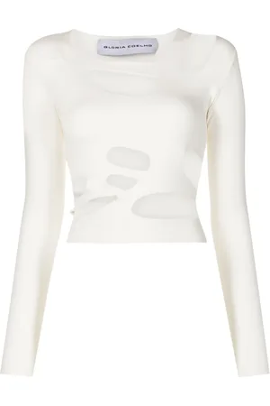 Gloria Coelho Cut-out long-sleeve T-shirt