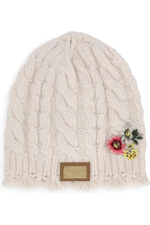 Dolce & Gabbana Logo-patch knitted beanie