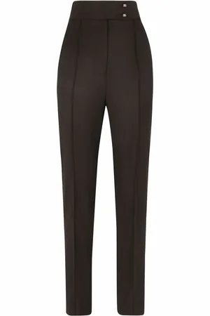 Dolce & Gabbana High-waisted wool trousers