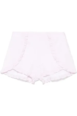 VIVETTA Ruffled-trim shorts
