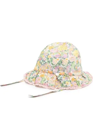 Tartine Et Chocolat Floral-print cotton sun hat