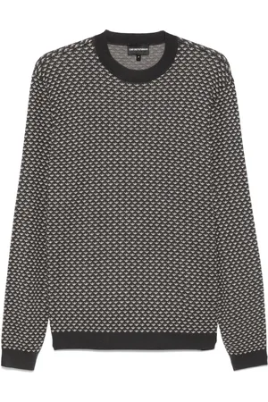 Emporio Armani Logo-intarsia sweater