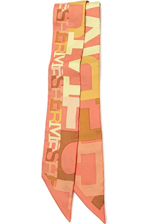 Hermès 20th Century Capitales Silk Twilly Scarf scarves