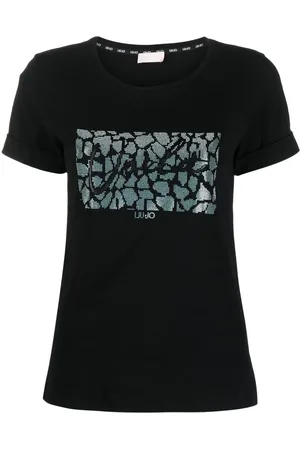 Liu Jo Logo-embellishment stretch-cotton T-shirt