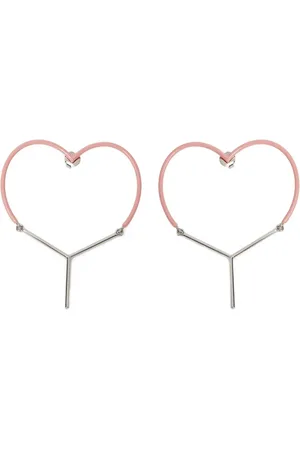 Y / PROJECT Heart earrings