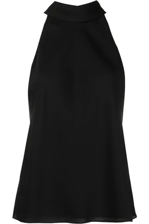 THEORY Halterneck sleeveless top