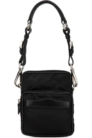 Prada 2013-2024 Saffiano Trimmed Tessuto shoulder bag