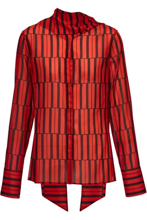 Salvatore Ferragamo Stripe-print long-sleeve shirt