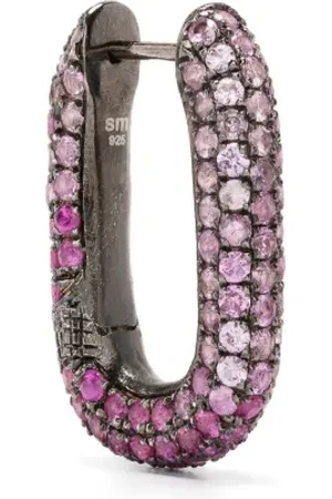 SELIM MOUZANNAR Link pink sapphire single earring