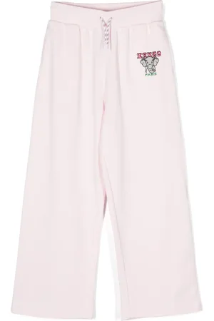 Kenzo Logo-embroidered cotton track pants