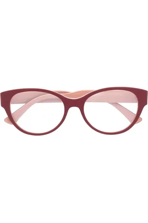Cartier Logo-detail cat eye glasses