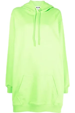 Msgm Logo-print hooded jumper dress