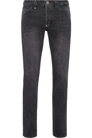 Philipp Plein Mid-rise straight-leg jeans