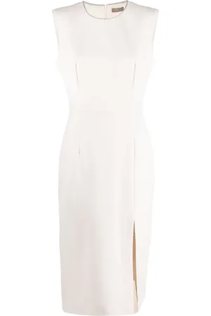 PESERICO SIGN Sleeveless pencil midi dress