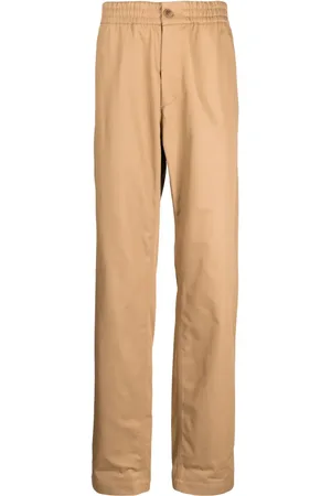 Maison Kitsuné Mid-rise straight-leg trousers