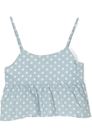 Aspesi Polka-dot cropped top