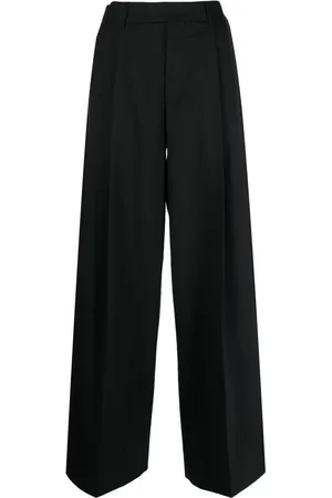 Armarium Concealed-front wool palazzo pant