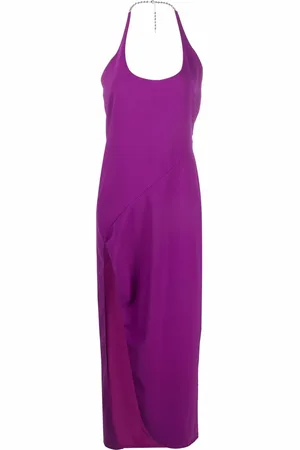 The Attico Corine side-slit gown