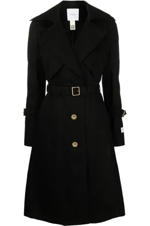 Patou Belted single-breasted trench coat