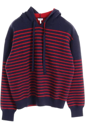 Loewe 2010s striped knit hoodie
