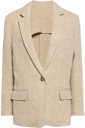 Isabel Marant Charlyne herringbone wool blazer