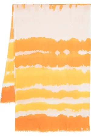 Faliero Sarti Tie-dye silk-blend scarf