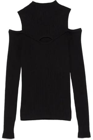 D.EXTERIOR Open-shoulder sweater